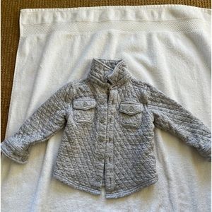 Quilted button down